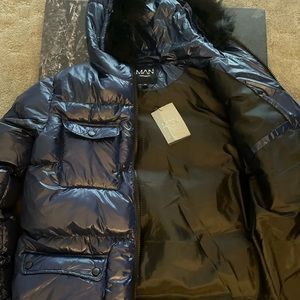 MAN OFFICIAL ‘BLEU’ BUBBLE STYLE JACKET